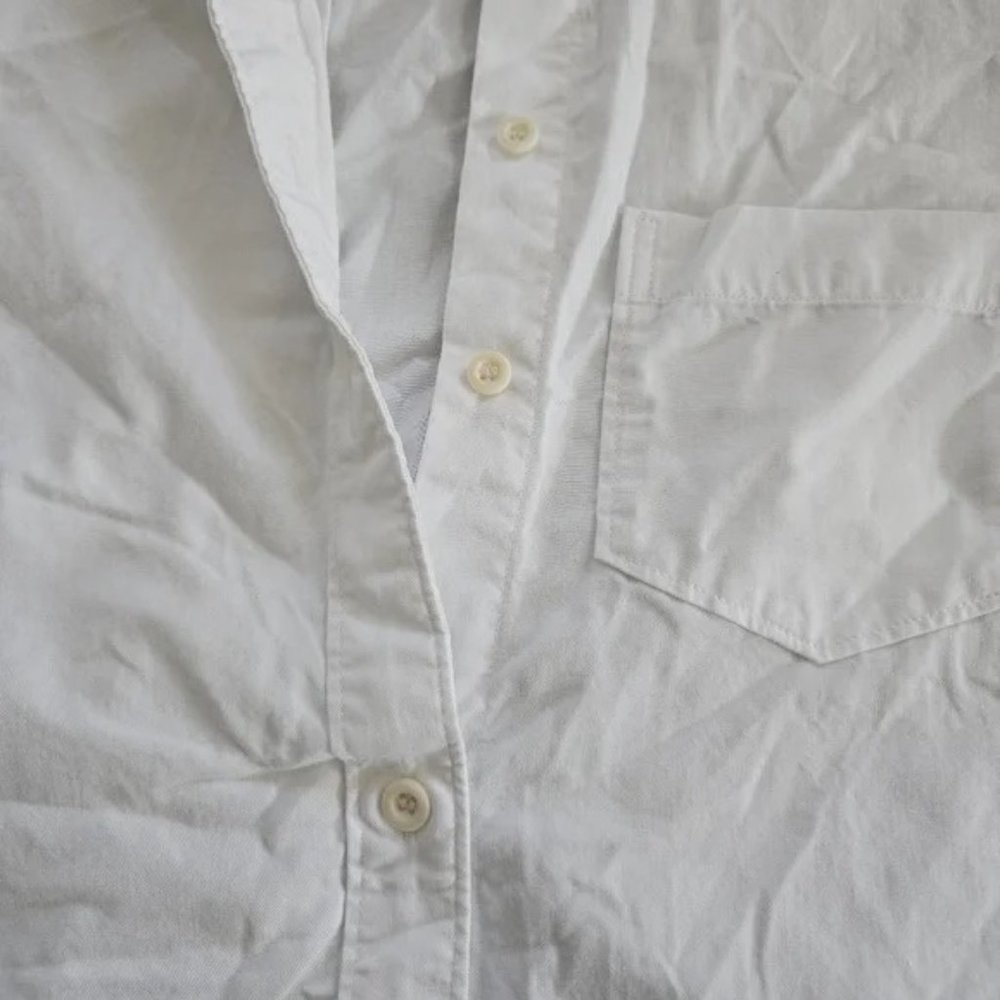 Madewell White Poplin Size XS - Picture 3 of 7